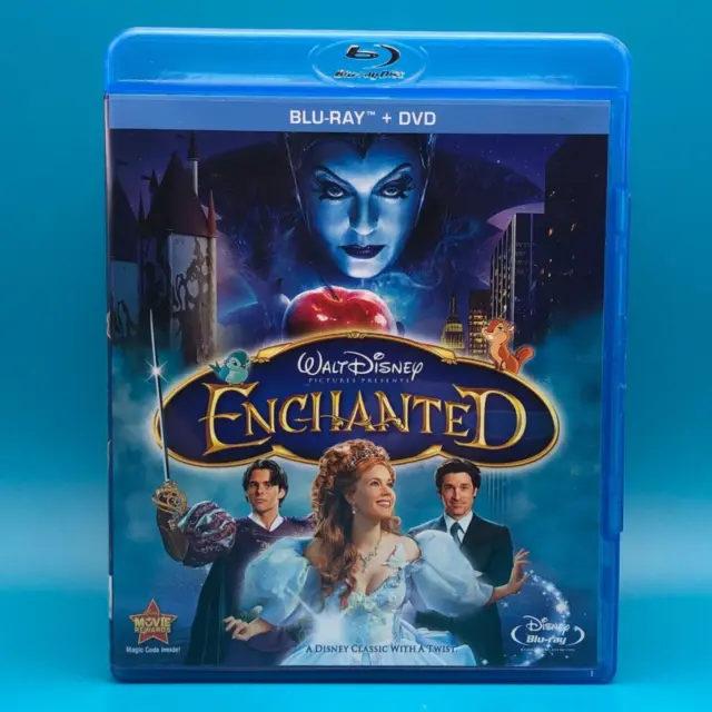 Enchanted Blu-Ray + DVD Combo Walt Disney Amy Adams NICE