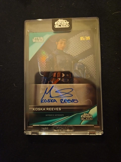 2023 Topps Chrome Black Star Wars KOSKA REEVES Autograph Mercedes Varnado 95/99