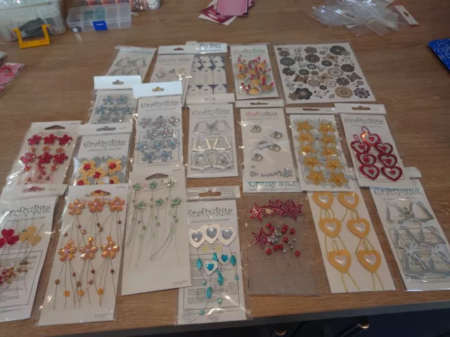 craft bundle clearout X 20 Packets Card Toppers.