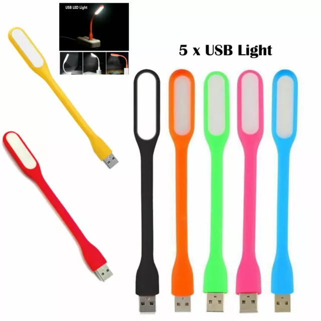 Flexible USB LED Light Mini Lamp Computer Reading Notebook Laptop Reading