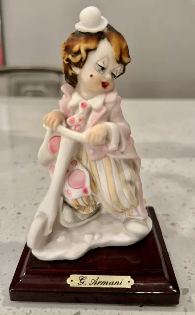 1987 Giuseppe Armani "Clown On Scooter" Porcelain Figurine by Florence Signed