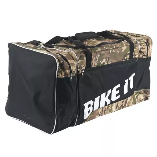 BikeIt Kit Tasche Camo Motocross Motorcross MX Offroad Gepäck 128L