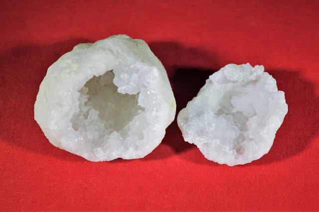 *Quarzgeode*Paar*Marokko*Geode*Rohstein*Heilstein*Edelstein*