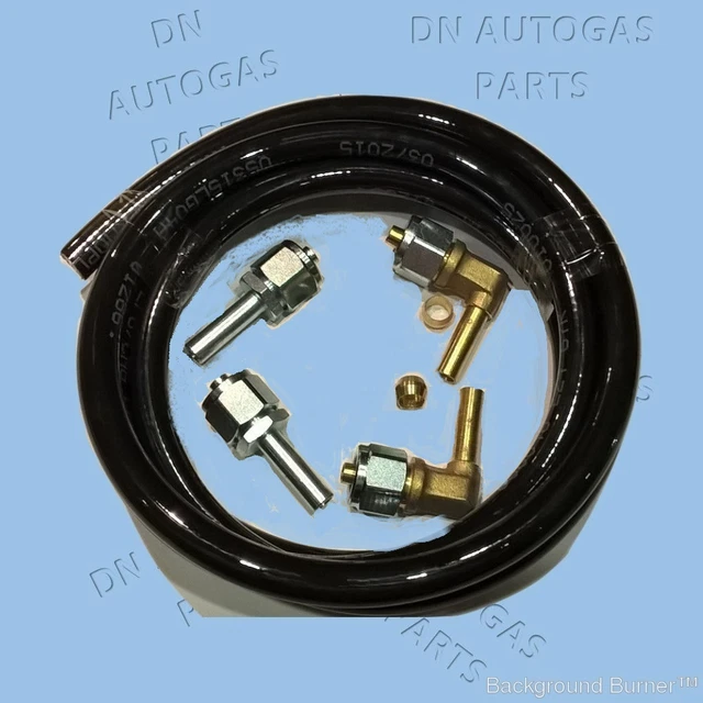 LPG Autogas 8mm Flexible Pipe Fitting FARO Type Connector - DN AUTOGAS