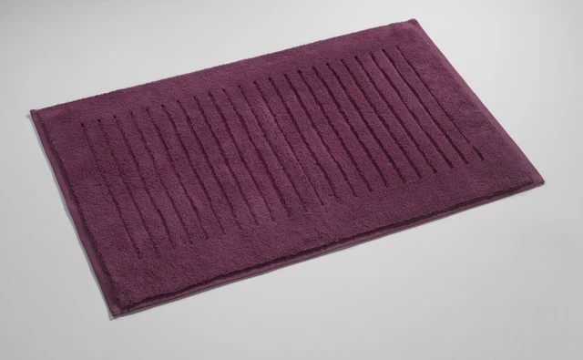 casa NOVA Badvorleger beere (BL 50x80 cm) BL 50x80 cm rot Badematte Badteppich