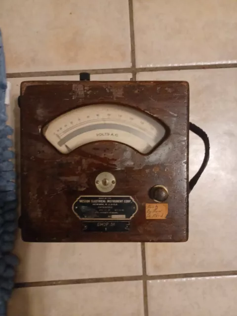 Weston Electrical Instrument A.C. Ammeter Model 155 S13542