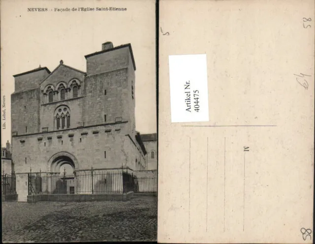 404475,Burgund Nievre Nevers Eglise Saint-Etienne Kirche