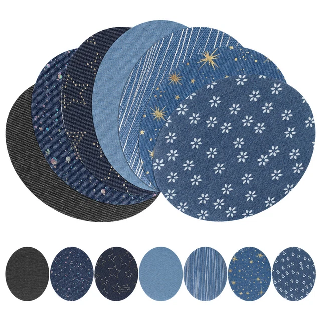 13 PIEZAS Parches Denim Reparar en Percha Las Manchas Pegamentos Más Fuertes Decoración