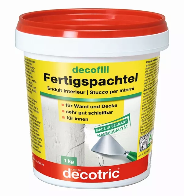 decotric decofill Fertigspachtel innen 1 kg Spachtelmasse