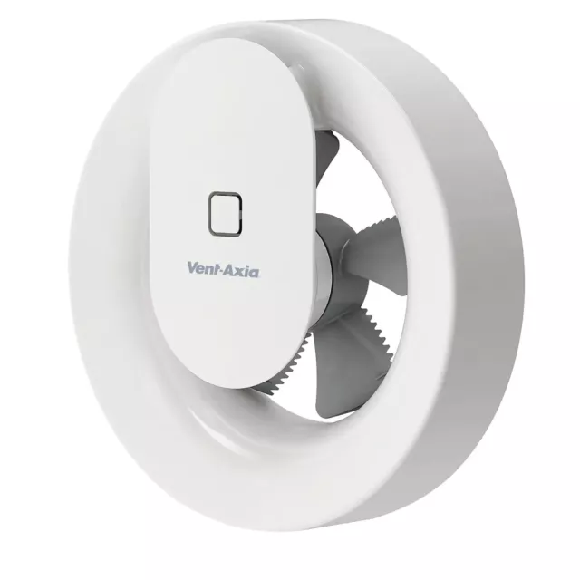 Vent-Axia 409802 Svara Lo-Carbon App Controlled Extractor Fan - White