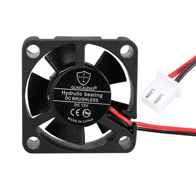 Ventilation,Ventilateur pour imprimante 3D,2 pièces,40mm,12V,24V,5V