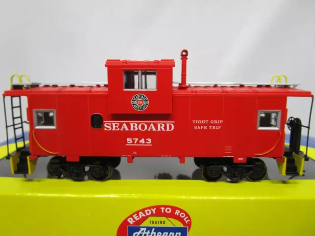 Athearn HO Scale SAL Seaboard Air Line Wide Vision Caboose Car #5743 NOS 75189