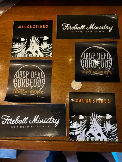 We are Augustines/+ ￼Random Stickers, (Lot of 6)—Free flag sticker