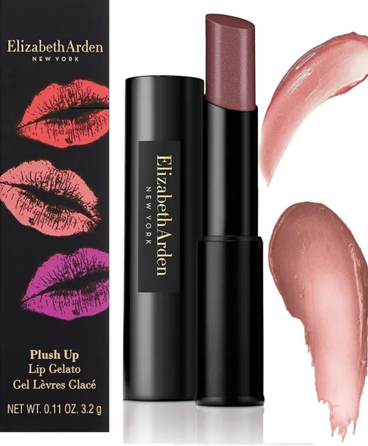 Elizabeth Arden Plush Up Lip Gelato Lipstick in 19 Sugar Plum - 3.2g BOXED