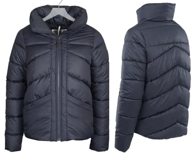 BARBOUR WOMEN'S CABOT Quilted Puffer Jacket in Dark Navy Size US 8 $99. ...