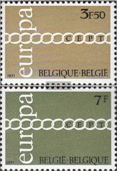Belgien 1633-1634 (kompl.Ausg.) postfrisch 1971 Europa
