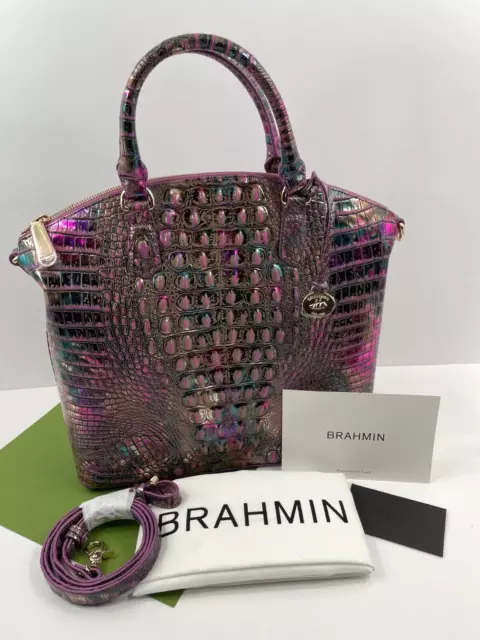 Brahmin Mini Melbourne Large Duxbury Satchel (Regal) Satchel Handbags -  ShopStyle