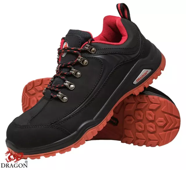 Basket de sécurité cuir nubuck, chaussure de sécurité homme, chaussure travail