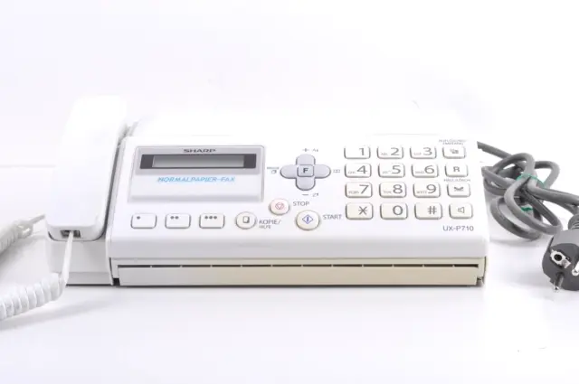 SHARP UX-P710 Faxgerät +mit Telefon  & Druckfolie