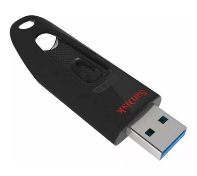 SanDisk Ultra 32GB USB3.0 Flash Drive ~130MB/s Memory Stick Thumb Key Lightwe...