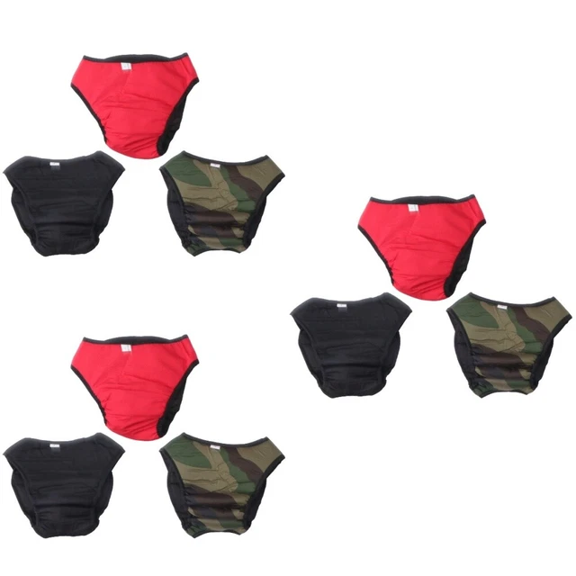 9 piezas Cottent Mascota Perro Pantalones Cachorros Pantalones Físicos Mascotas Reve