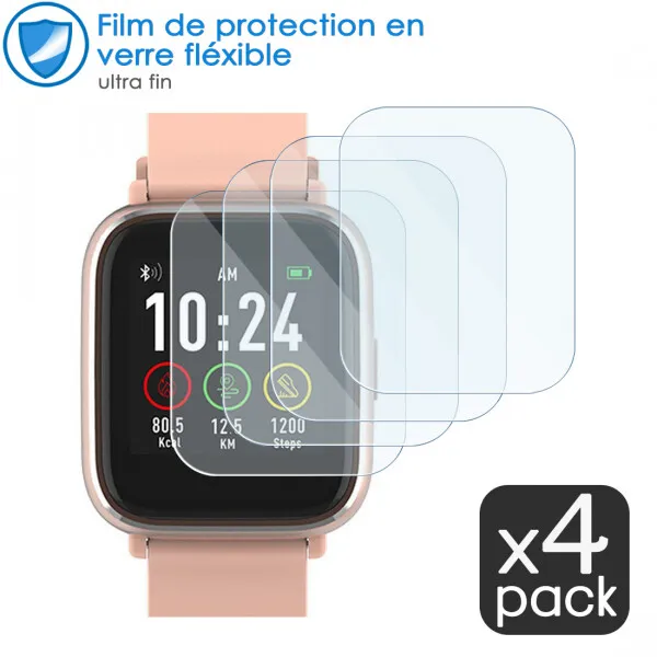 Pack x4] Protection d'écran en Verre Fléxible pour Montre