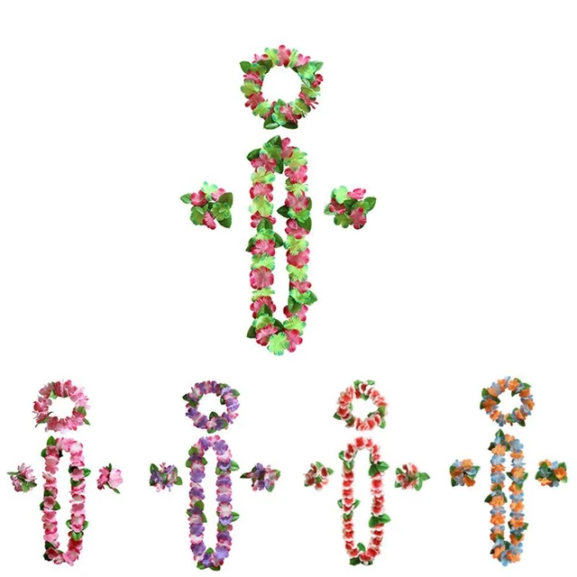 Tropical Beach Hawaiian Garlands Necklace Birthday Wreath  Wedding