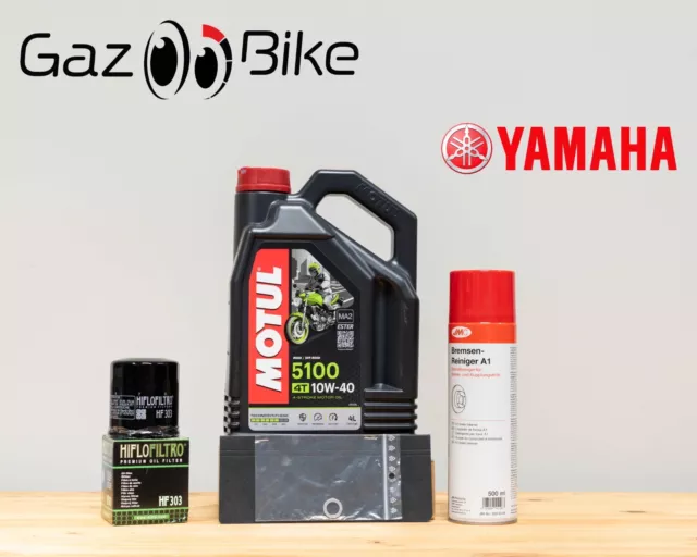 Kit Entretien Vidange Standard YAMAHA FZS 1000 Fazer de 2001 à 2005 MOTUL 5100