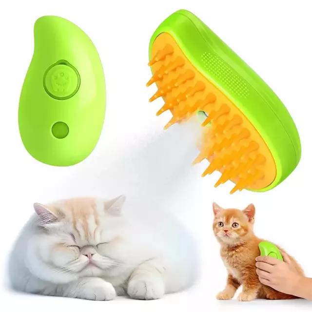 Brosse à vapeur électrique, Peigne à spray pour poils de chat, et Massage pour t