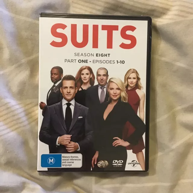 Suits - Season 8 Part 1 - Episodes 1-10 - New & Sealed Region 4 DVD - Free Post