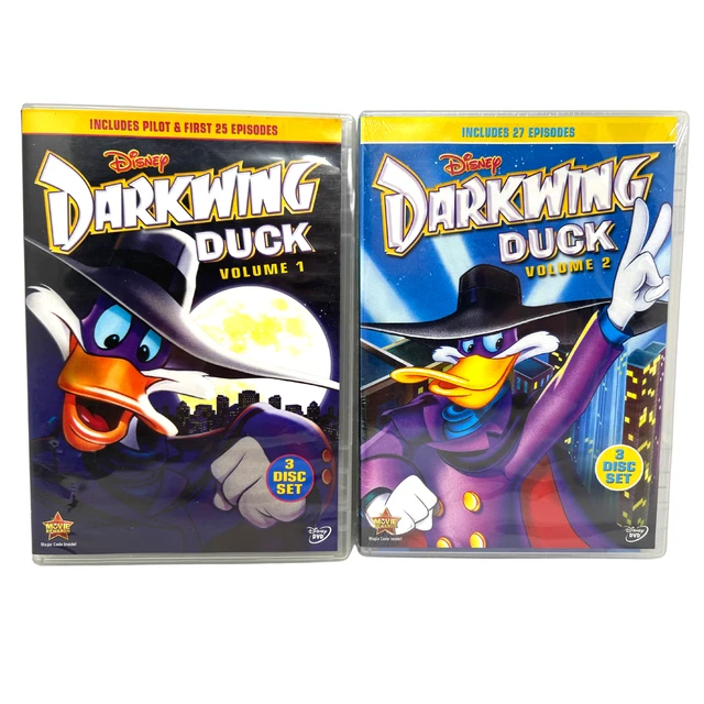Walt Disney's Darkwing Duck Volume 1 & 2 DVD Lot Good Condition!!!