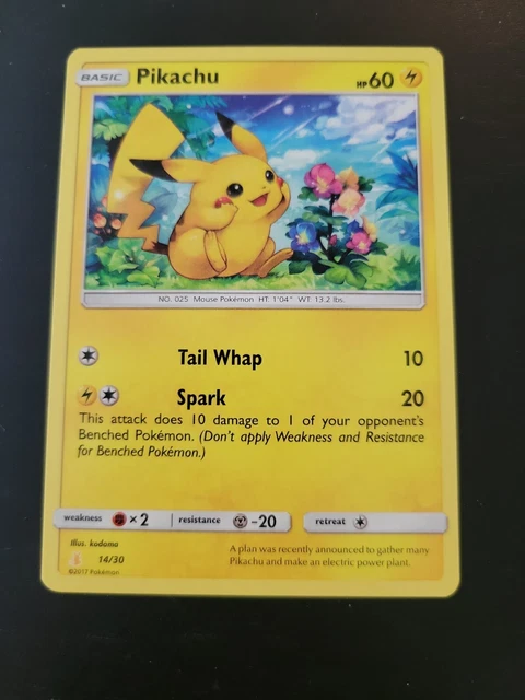 Pokemon Card 2017 Lycanroc & Alolan Raichu Trainer Kit - Pikachu 14/30