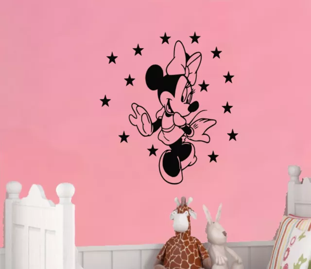 Minnie Mouse Disney Character Cartoon Style Art Decal Sticker Picture Poster