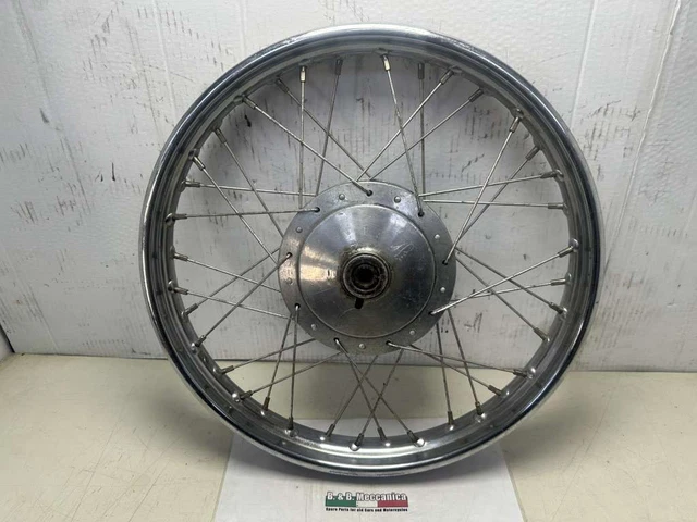 Jante/Roue Avant 17 Pouces Pour Cyclomoteur Vintage Garelli, Morini, Benelli