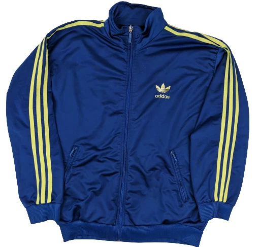 Adidas blue and yellow jacket online
