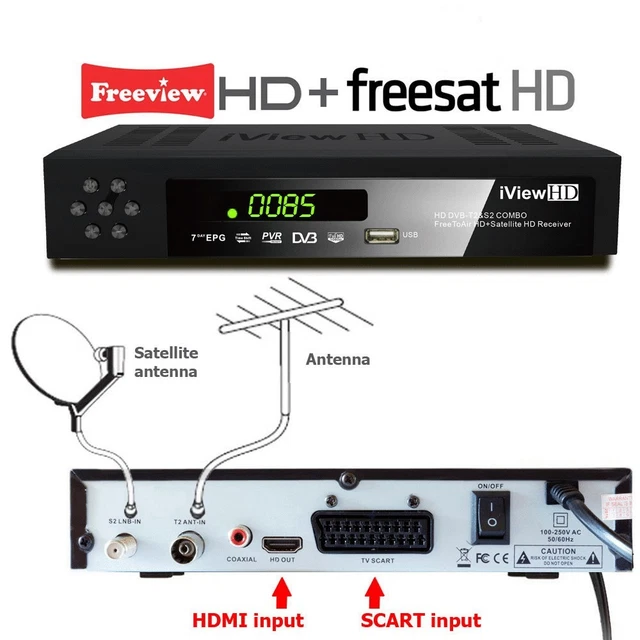 COMBO FULL HD Freeview HD FreeSat SKY HD R cepteur TV Set Top