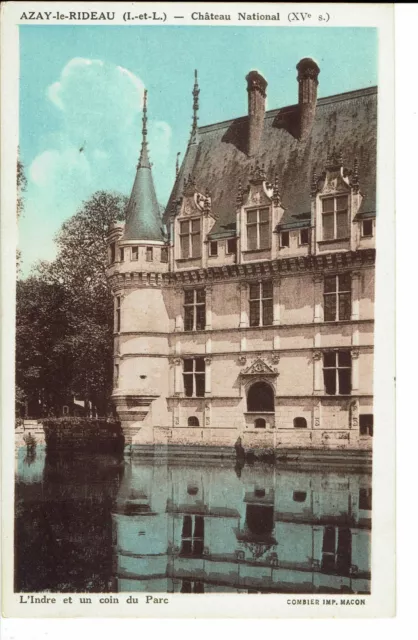 CPA - Carte postale - FRANCE -  AZAY LE RIDEAU -Son Château - l'Indre (iv 194)