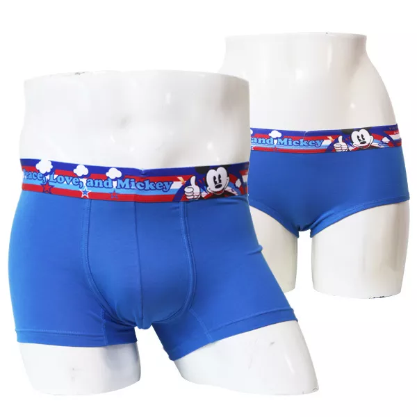 Disney Underpants Underwear Women Brief Couple Brief Boxer Donald Duck Blue  U-10