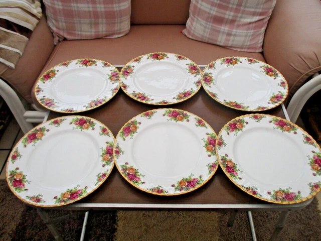 Piatti da cena royal albert old country rose 10,25" x 6