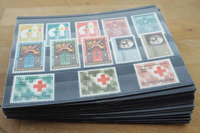 1965 Portugal; 15 komplette Jahrgänge, postfrisch/MNH, ME 1155,-