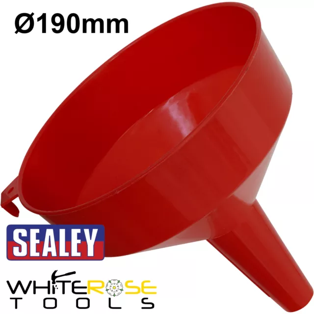 Sealey Funnel Small Economy Ø190mm Fixed Spout