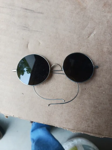 Willson Vintage Sunglasses Round Steampunk John Lennon Style