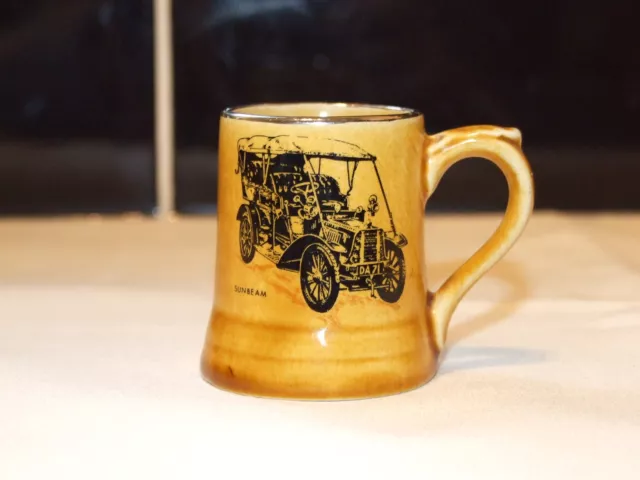 Wade Miniature Tankard – “1904 Sunbeam” veteran car