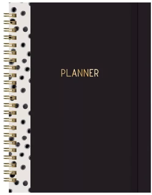 Hardback Diary Daily Planner Notepad A5 Spiral Bound Notebook Weekly TO DO LIST