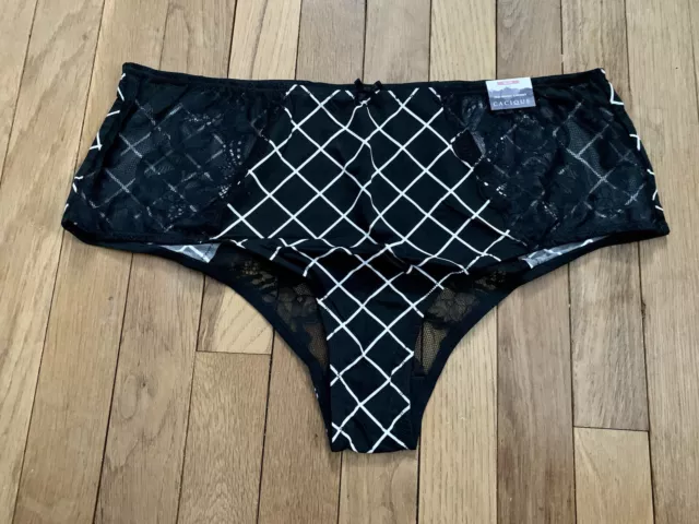NWT SIZE 18/20 Lane Bryant Cacique Mid Waist Cheeky Panty Black