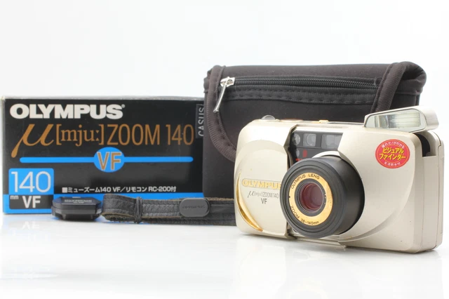 [Near MINT BOX] Olympus μ mju Zoom 140 VF 35mm Point & Shoot Camera From JAPAN