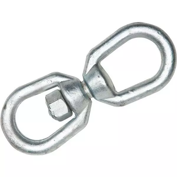 Steel Galvanized 1/2" Eye & Eye Swivel