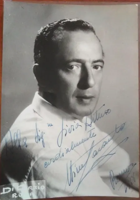 1956 Fotografia Con Autografo Del Grande Nino Taranto Foto Di Curzio Roma