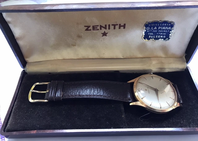 orologio vintage anni 50/60 Zenith Stellina oro 18kt 750