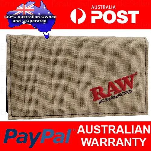 Raw Rolling Cigarette Papers Smoking Wallet Eco friendly Cotton Pouch